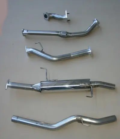Authentique LIGNE ECHAPPEMENT COMPLETE INOX POUR ISUZU D-MAX DE 2011 A 2012