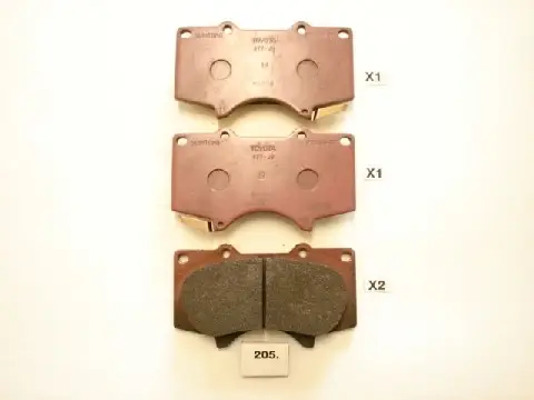 JEU DE 4 PLAQUETTES DE FREIN AVANT EBC ULTIMAX POUR LAND ROVER Nouveauté