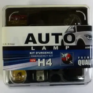 COFFRET AMPOULES DE SECOURS H4 12V - KIT D'URGENCE Prix Réduit