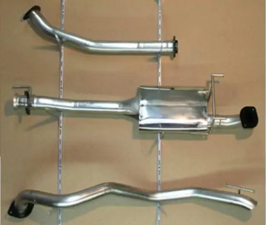 LIGNE ECHAPPEMENT COMPLETE INOX POUR TOYOTA KZJ90 3 PORTES Expédition Rapide