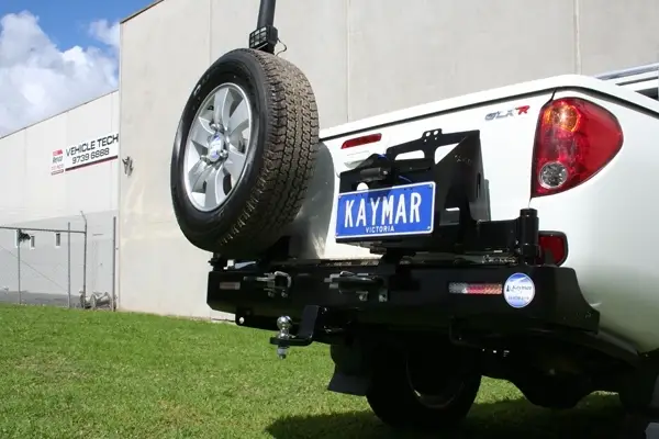 Jusqu’à Épuisement Des Stocks PORTE JERRICAN SIMPLE DROIT KAYMAR POUR MITSUBISHI L200 TRITON / FORD RANGER / MAZDA BT 50