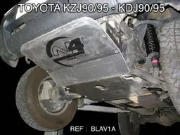 BLINDAGE AVANT N4 8MM POUR TOYOTA LANDCRUISER KDJ / KZJ 90/95 DIESEL CHASSIS LONG ET COURT Commander Maintenant