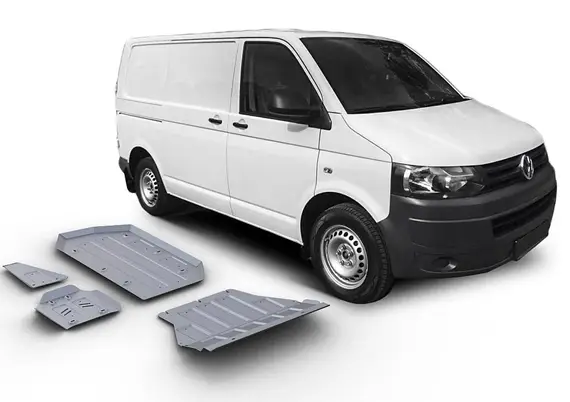 Promotion Saisonnière KIT DE 4 BLINDAGES ALUMINIUM 6 MM RIVAL POUR VOLKSWAGEN T6 4WD ET RESERVOIR AD BLUE 2020+ (INCLUS EURO 6)