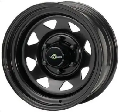 JANTE ACIER GOSS TRIANGULAR BLACK 6 X 16 ENTRAXE 6 X 139.7 DEPORT 0 Prix Bas