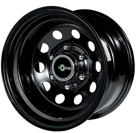 JANTE ACIER GOSS MODULAR BLACK 10 X 16 ENTRAXE 6 X 139.7 DEPORT -44 Quantité Limitée