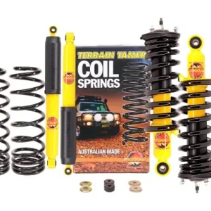 Affaire À Saisir KIT DE SUSPENSION COMBINÉ ASSEMBLÉ TERRAIN TAMER REHAUSSE +40/50MM POUR NISSAN NAVARA D23 RESSORT HELICOIDAUX ARR