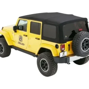 BACHE SUPERTOP NX BLACK TWILL COMPLETE POUR JEEP WRANGLER JKU 4 PORTES Achat Immédiat