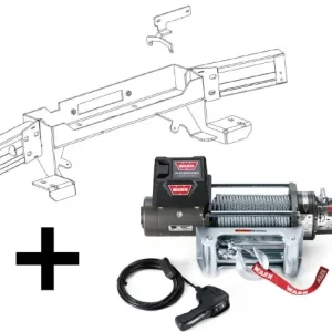 Petit Prix KIT DE MONTAGE INTEGRE AVEC TREUIL WARN XD9000 POUR TOYOTA LANDCRUISER 200 V8