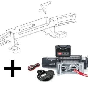 Nouvelle Collection KIT DE MONTAGE INTEGRE AVEC TREUIL WARN XDC POUR TOYOTA LANDCRUISER 200 V8