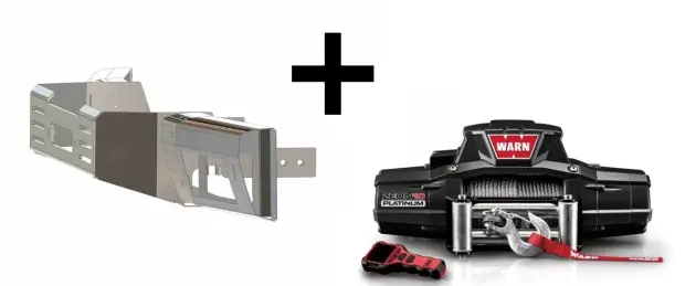 Commande En Gros PARE CHOC AVEC KIT DE MONTAGE INTEGRE AVEC TREUIL WARN ZEON 10 PLATINUM POUR MERCEDES G463 JUSQU'A 2015