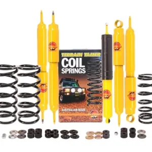 KIT DE SUSPENSION TERRAIN TAMER REHAUSSE +40/50MM POUR LAND ROVER DEFENDER 110 Réduction