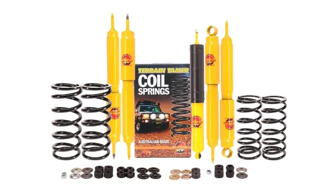 KIT DE SUSPENSION TERRAIN TAMER REHAUSSE +40/50MM POUR LAND ROVER DEFENDER 110 Réduction