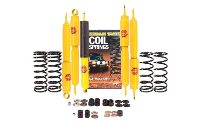 KIT DE SUSPENSION TERRAIN TAMER REHAUSSE +40/50MM POUR LAND ROVER DEFENDER 90 Meilleur Prix