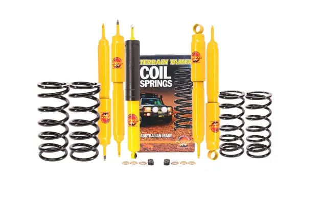 Seulement Aujourd’hui KIT DE SUSPENSION TERRAIN TAMER REHAUSSE +40/50MM POUR LAND ROVER DEFENDER 130 DE 1990 A 2016