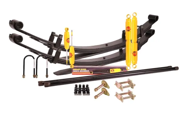 Prix Réduit KIT DE SUSPENSION TERRAIN TAMER REHAUSSE +40/50MM POUR MITSUBISHI PAJERO I DE 1983 A 1991 CHASSIS COURT
