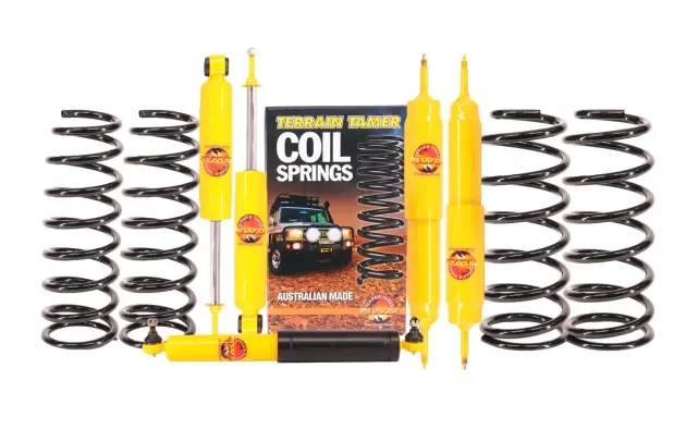 KIT DE SUSPENSION TERRAIN TAMER REHAUSSE +40/50MM POUR TOYOTA LANDCRUISER LJ70/73 DE 1984 A 1989 Achat Immédiat