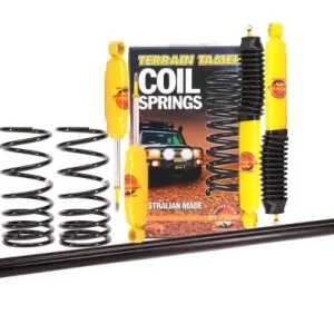 KIT DE SUSPENSION TERRAIN TAMER REHAUSSE +40/50MM POUR MITSUBISHI PAJERO II DE 1991 A 1999 Réduction