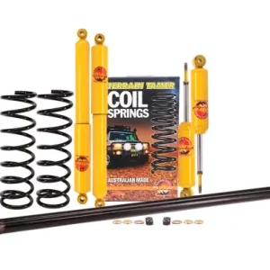 Offre Limitée KIT DE SUSPENSION TERRAIN TAMER REHAUSSE +40/50MM POUR NISSAN TERRANO I DE 1987 A 1995