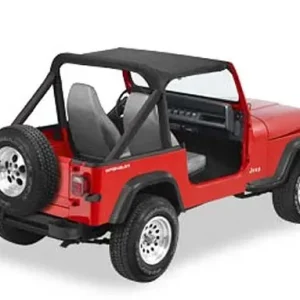 BACHE BIKINI STRAPLESS BLACK CRUSH POUR JEEP CJ7 DE 1980 A 1986 Commander Maintenant