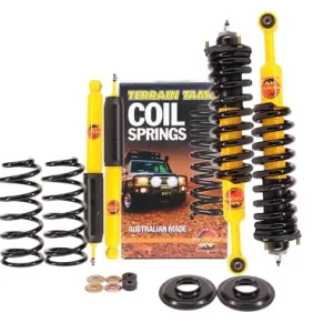 KIT DE SUSPENSION TERRAIN TAMER COMBINÉ ASSEMBLÉ REHAUSSE +40/50MM POUR TOYOTA PRADO GRJ150/KDJ150 A PARTIR DE 2009 SANS KDSS Livraison Express