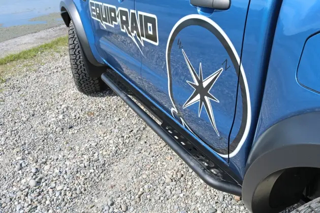 Authentique PROTECTION BAS DE CAISSE / MARCHE PIED RHINO4X4 POUR FORD RANGER RAPTOR DOUBLE CABINE 2019-2022