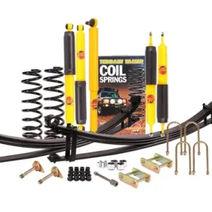 KIT DE SUSPENSION TERRAIN TAMER AVEC LAMES PARABOLIQUES +0-700KG REHAUSSE +40/50MM POUR TOYOTA LANDCRUISER 78/79 Super Prix