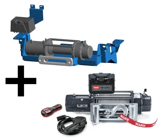 Satisfait Ou Remboursé KIT DE MONTAGE INTEGRE AVEC TREUIL WARN XDC POUR MERCEDES CLASSE X 250D