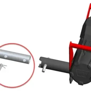 ADAPTATEUR POUR RACCORDEMENT SUR BOULE D'ATTELAGE ET BERCEAU AMOVIBLE POUR TREUIL Haute Qualité