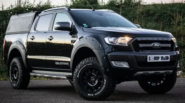 Retour Gratuit ELARGISSEURS D'AILES AVEC BOULONS POUR FORD RANGERET FORD RANGER RAPTOR DOUBLE/EXTRA CABINE AVEC ABS DE 2019 A 2023