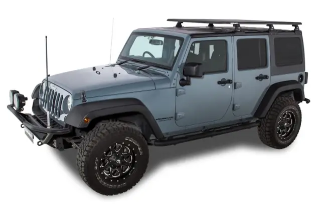 Achetez Aujourd’hui KIT BACKBONE GALERIE PIONEER RHINO RACK 6 1828X1426MM POUR JEEP WRANGLER JK 4 PORTES (AVEC PIEDS RLT600)