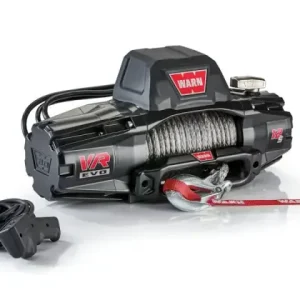 TREUIL WARN VR EVO 12S 5.4 TONNES 12V CORDE SYNTHETIQUE AVEC COMMANDE FILAIRE ET SANS FIL Pas Cher