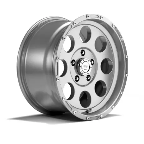Usine Directe JANTE ALUMINIUM ASP ALLOYS SERIE 1422 SILVER 9 X 17 ENTRAXE 5 X 127 DEPORT +16