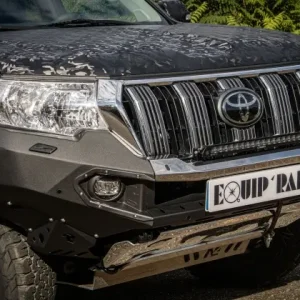 Acheter En Ligne PARE CHOC DE REMPLACEMENT RHINO4X4 EVOLUTION 3 NOIRE/CHROME POUR TOYOTAGDJ150/155 DE 2018 A 2024 AVEC PERCAGES POUR RADAR ET LAVE PHARES