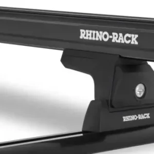 KIT 2 BARRES DE TOIT HEAVY DUTY NOIRES 1250 MM ET PIEDS RHINO RACK RLT600 POUR HARDTOP RSI Meilleur Prix