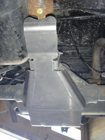 BLINDAGE NEZ DE PONT ARRIERE N4 EN ALUMINIUM 8MM POUR JEEP WRANGLER JL Dernier Modèle