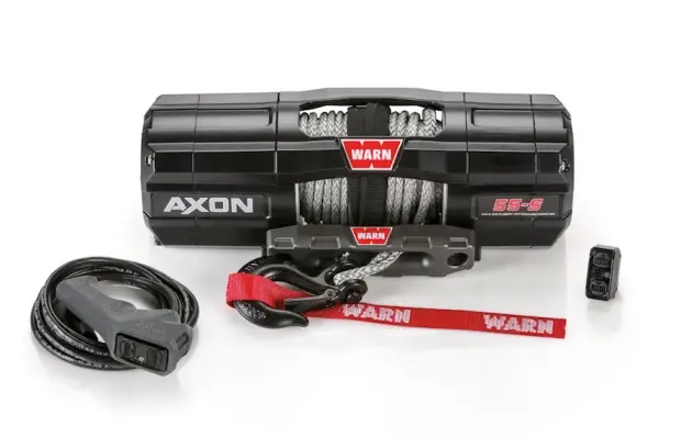 Prix Promo TREUIL WARN AXON 55-S 2.4 TONNES 12V CORDE SYNTHETIQUE