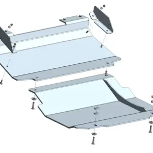 BLINDAGE AVANT 6MM ALUMINIUM POUR MITSUBISHI L200 A PARTIR DE 2019 (POUR PLATINE DE MONTAGE TREUIL TECHNIK OFF ROAD) Remise