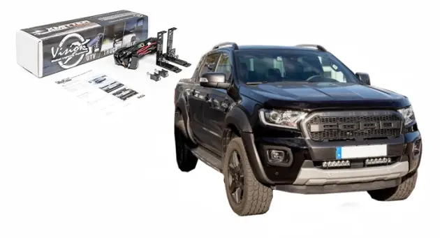 KIT 2 BARRES LED VISION-X XPR-6E (SANS VEILLEUSE INTEGREE) POUR FORD RANGER A PARTIR DE 2019 Offre Du Jour