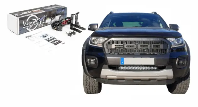 Marque KIT BARRE LED VISION-X XPR-H12M (VEILLEUSE INTEGREE) POUR FORD RANGER A PARTIR DE 2019 (SANS RADAR DE COLLISION)