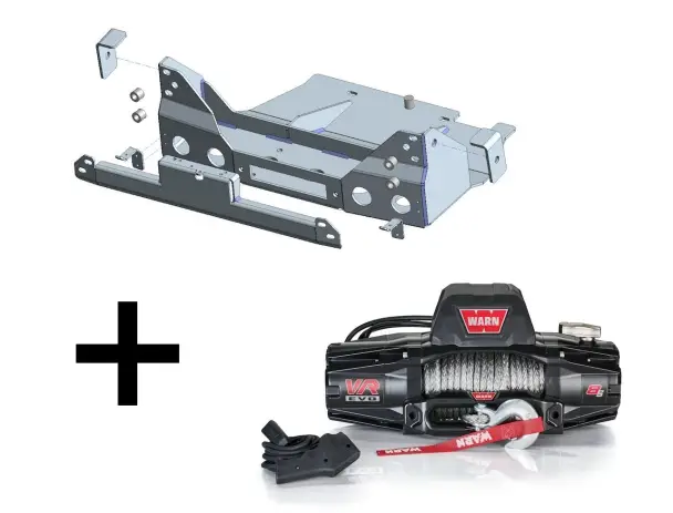 KIT MONTAGE INTEGRE AVEC TREUIL WARN VR EVO 8S POUR FORD RANGER PXIII A PARTIR DE 2019 Expédition Rapide
