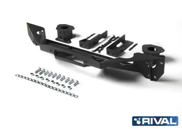 PLATINE DE MONTAGE DE TREUIL INTEGRE AU PARE CHOC D'ORIGINE POUR NISSAN NAVARA D23 Pas Cher