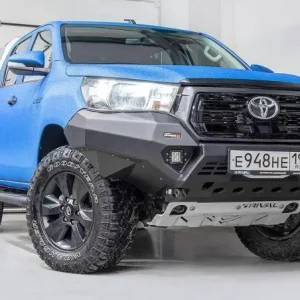 Offre Du Jour PARE CHOCS AVANT RIVAL EN ALUMINIUM POUR TOYOTA HILUX REVO INVINCIBLE SANS FEUX LED 2019-2020