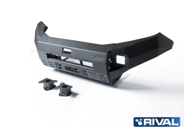 Jusqu’à Épuisement Des Stocks PARE CHOCS AVANT RIVAL EN ALUMINIUM POUR NISSAN NAVARA D23 A PARTIR DE 2015 SANS FEUX LED