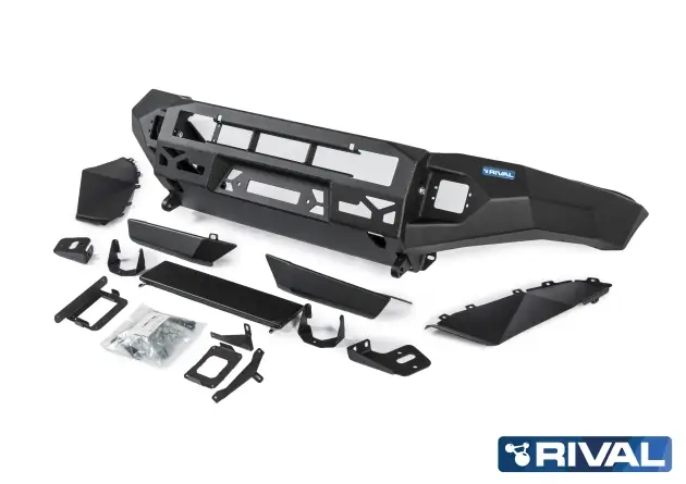 Acheter En Ligne PARE CHOCS AVANT RIVAL EN ALUMINIUM POUR FORD RANGER PX 2012-2015 ET 2016-2022 SANS FEUX LED