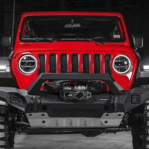 Prix Bas PARE CHOCS AVANT RIVAL EN ALUMINIUM POUR JEEP WRANGLER JK ET JL SANS FEUX LED