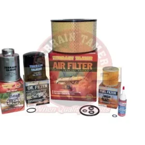 Haute Qualité KIT 3 FILTRES TERRAIN TAMER POUR TOYOTA LAND CRUISER HZJ78, HZJ79 DE 1999 A 2007 (AVEC PREFILTRE A CARBURANT D'ORIGINE)
