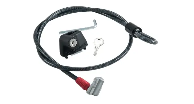 Acheter En Ligne CABLE ANTIVOL RHINO RACK 1.2 METRE POUR BARRE VORTEX ET GALERIE PIONEER AVEC SWIFLOC