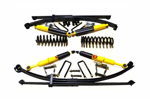 KIT DE SUSPENSION TERRAIN TAMER AVEC LAMES PARABOLIQUES 0-400KG REHAUSSE +40/50MM POUR ISUZU D-MAX DE 2012 A 2020 Acheter Direct