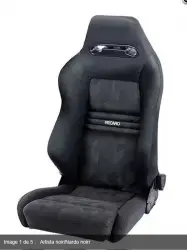 SIEGE RECARO CROSS SPEED M TISSU ARTISTA NOIR / NARDO NOIR Prix Bas