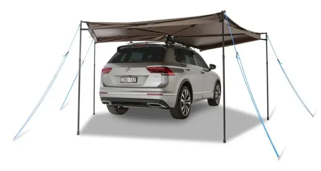 Haute Qualité AUVENT RHINO RACK BATWING COMPACT 2 M OUVERTURE 270° (VERSION DROITE) AVEC FIXATION RAPIDE